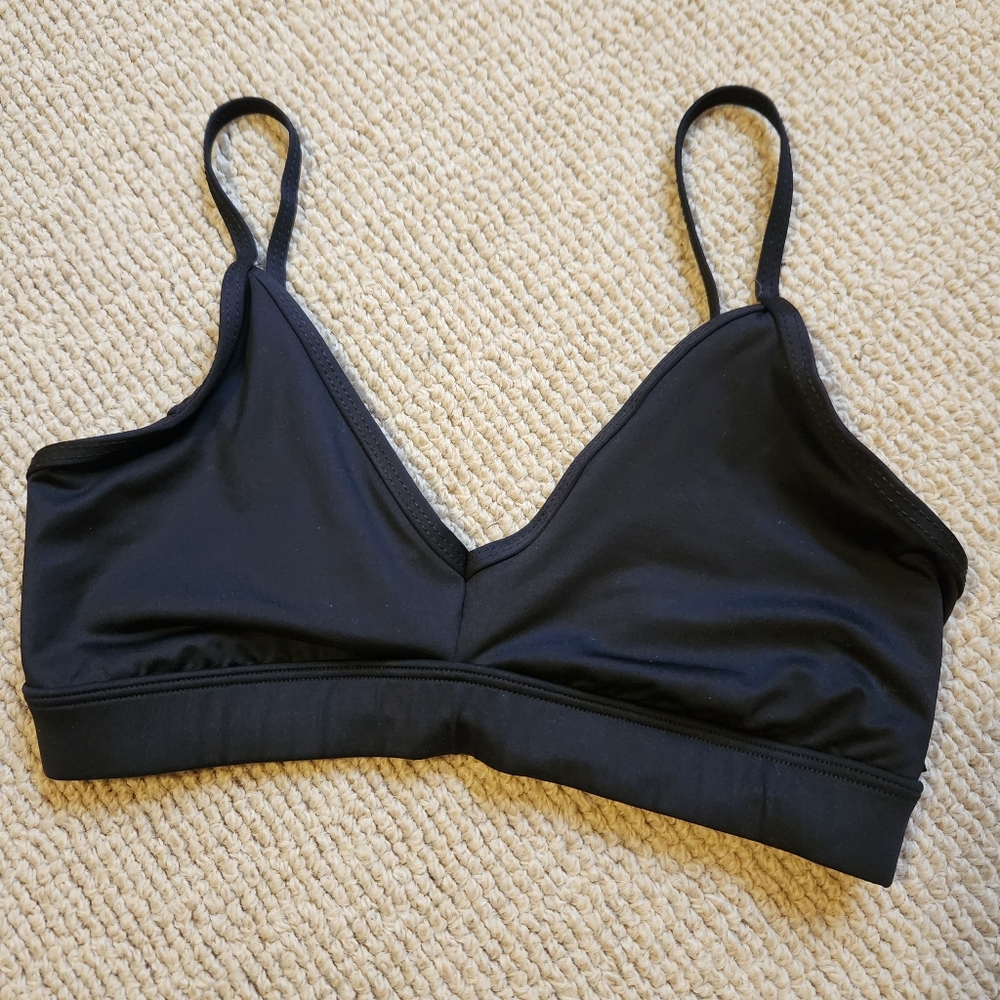 TomboyX Swim Triangle Top - Black - Medium - Picture 5 of 10